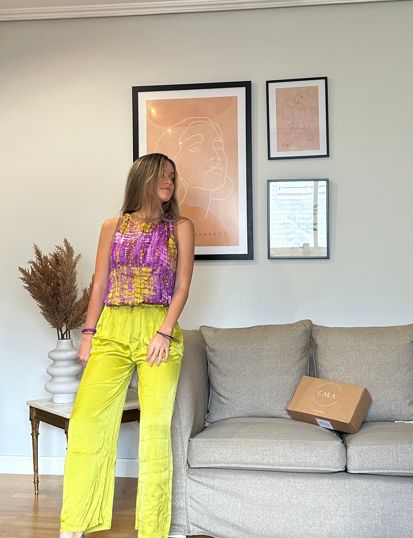 Top Tie Dye Morado