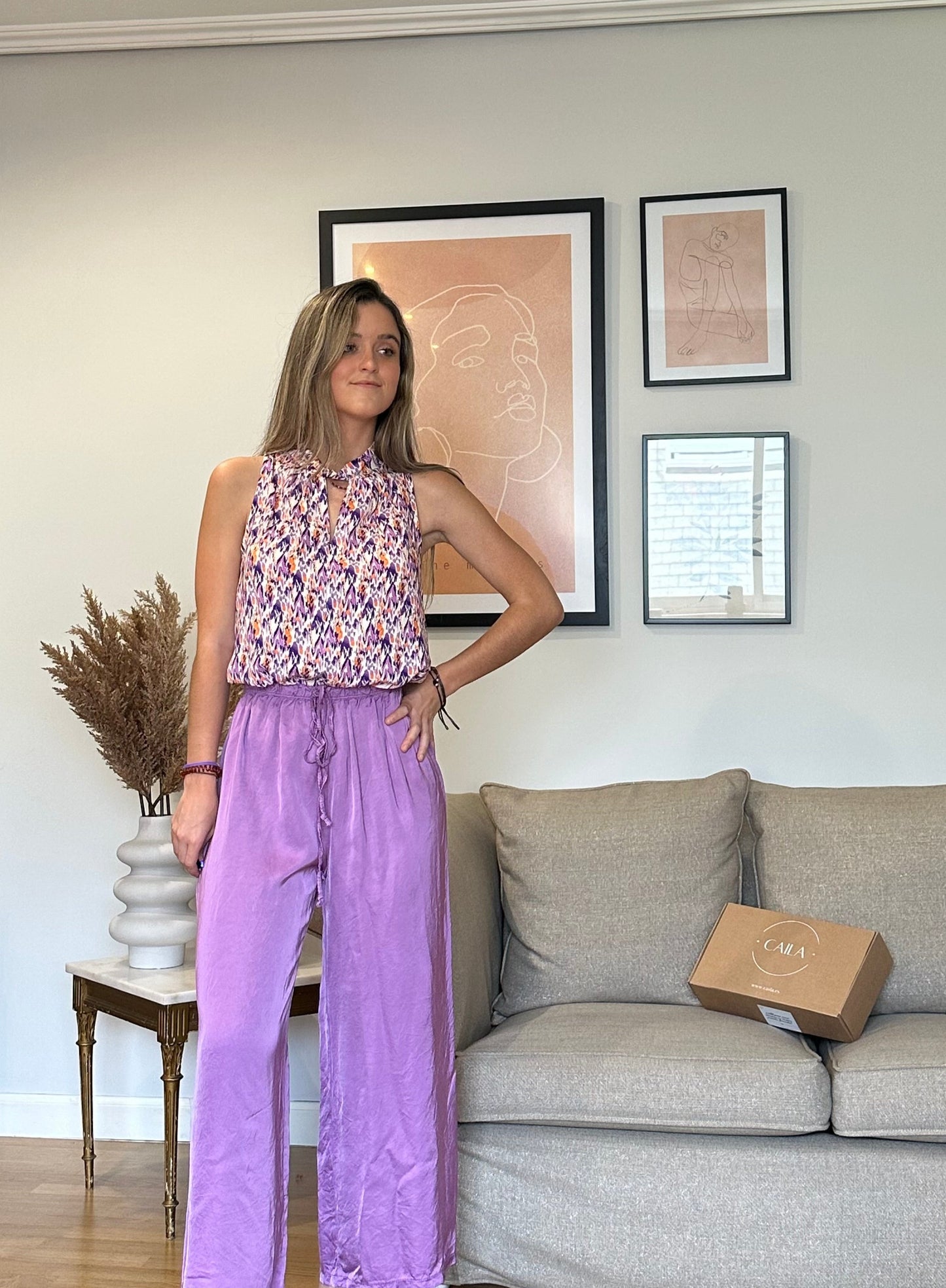 Pantalón Verano Morado
