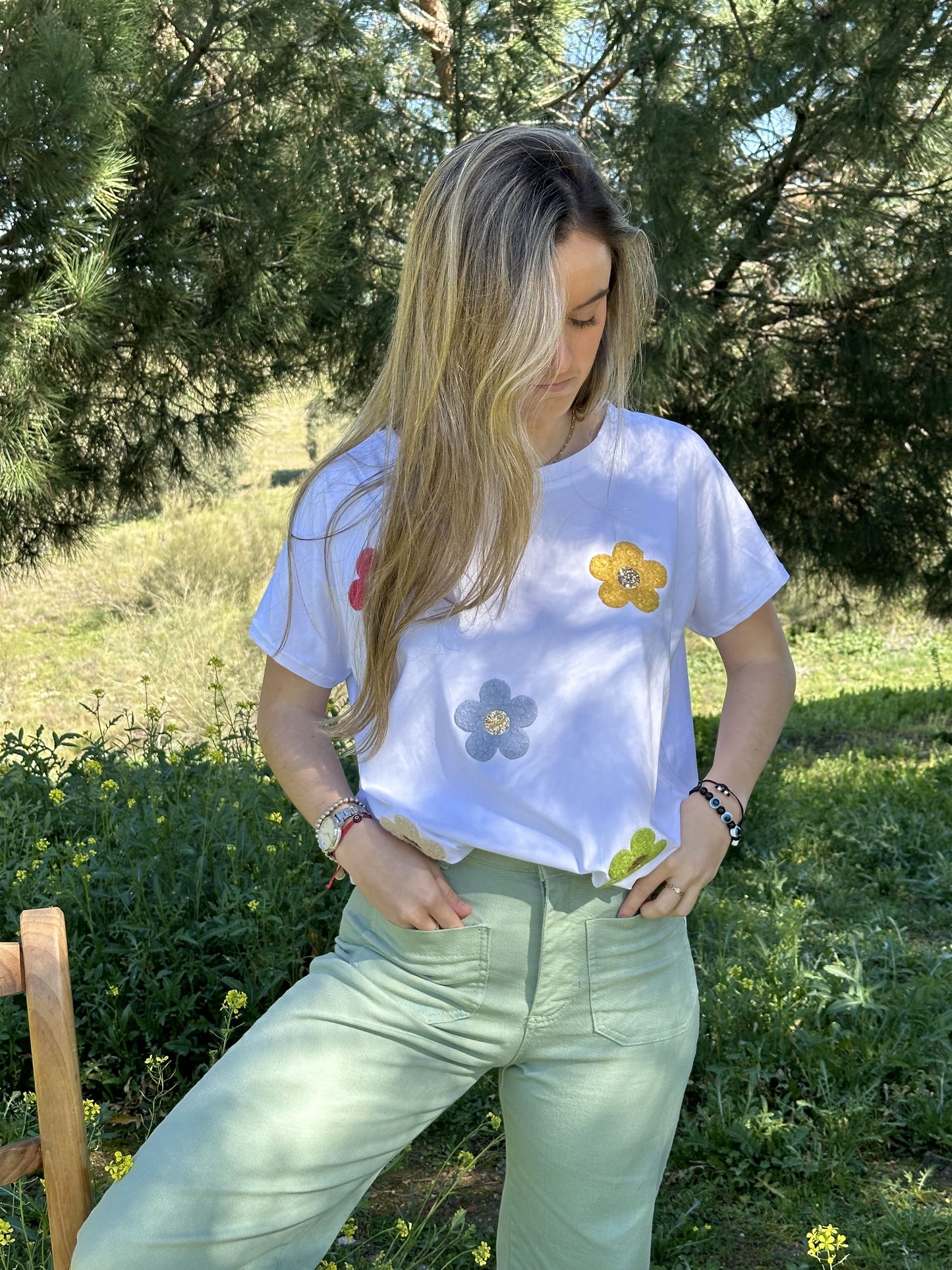 Camiseta Flor