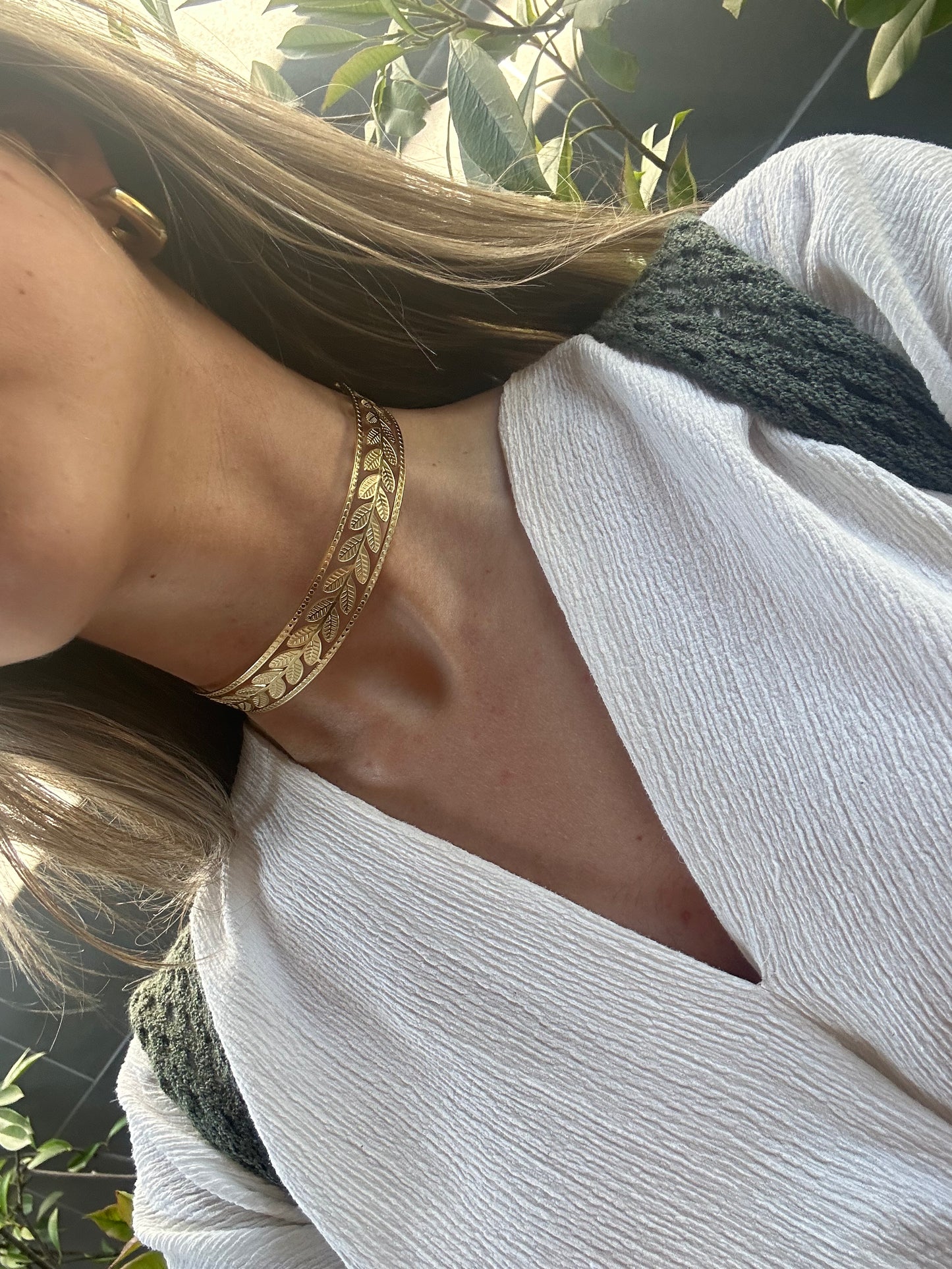 Choker Hojas
