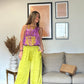 Top Tie Dye Morado