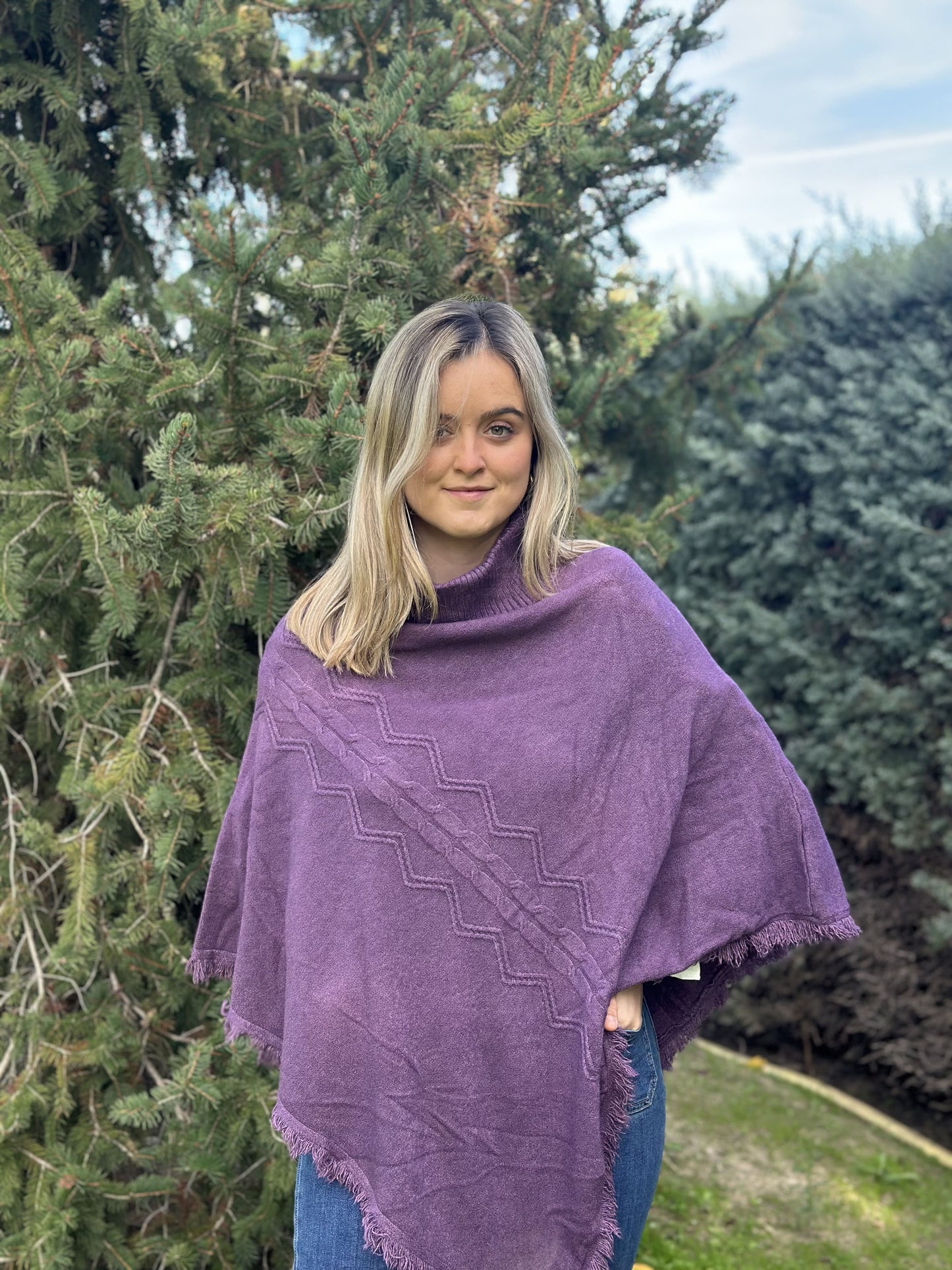 Poncho Lavanda