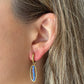 Pendientes Óvalo Azul
