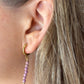 Pendientes Cuentas Lila